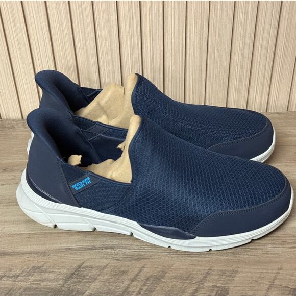 Skechers Men’s Equalizer 4.0 Swift Fit Slip-On Sneakers Size 11 Navy main image 7